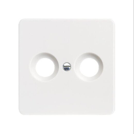 ELSO Zentralplatte 226024 für Antenntenst. 2Loch reinweiß