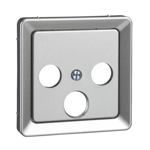 ELSO Zentralplatte 2060311 Antenntenst. 3Loch Edelst.effekt