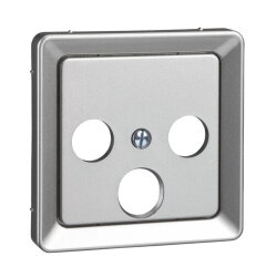 ELSO Zentralplatte 2060311 Antenntenst. 3Loch Edelst.effekt