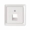 ELSO Zentralplatte 206404 für 1xRJ45 reinweiß