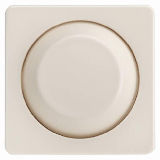 ELSO Zentralplatte 207010 mit Drehknopf  Dimmer perlweiß