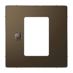 Merten Zentralplatte Moccametallic System Design