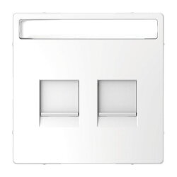 Merten Zentralplatte Lotosweiss System Design