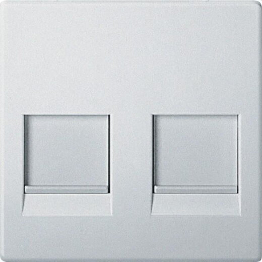 Merten Zentralplatte MEG4562-0419 2fach polarweiss