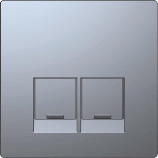 Merten Zentralplatte Edelstahl System Design