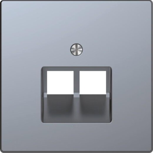 Merten Zentralplatte Edelstahl System Design