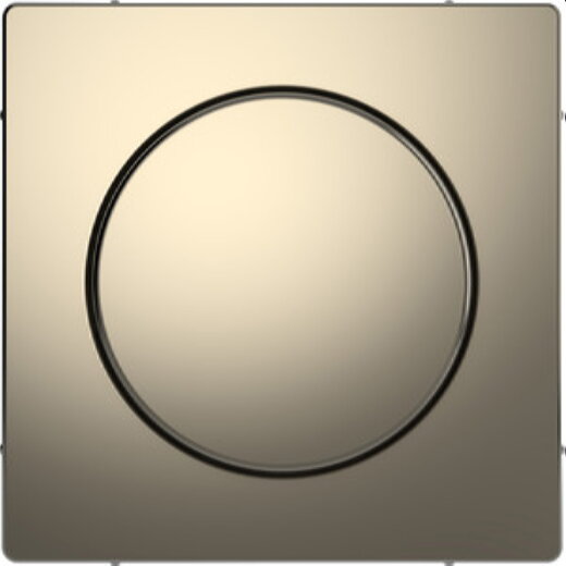 Merten Zentralplatte Nickelmetallic System Design