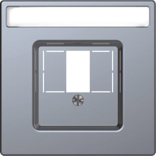 Merten Zentralplatte Edelstahl System Design