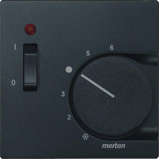 Merten Zentralplatte 536114 anthrazit SYSTEM M