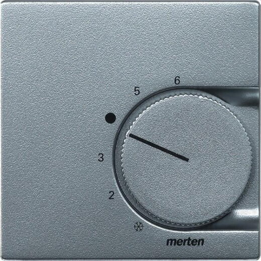 Merten Zentralplatte 536260 aluminium SYSTEM M