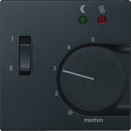 Merten Zentralplatte 535814 anthrazit SYSTEM M