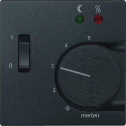 Merten Zentralplatte 535814 anthrazit SYSTEM M