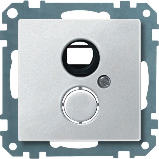 Merten Zentralplatte 468519 polarweiss System M