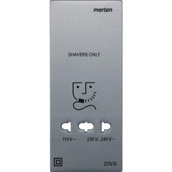 Merten Zentralplatte 213560 aluminium System M