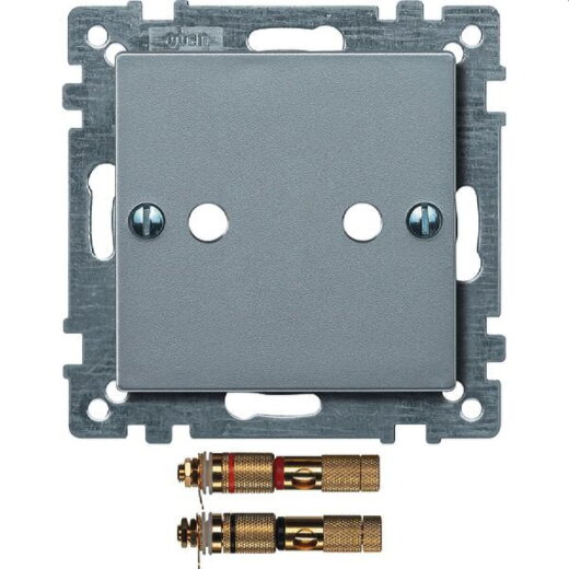 Merten Zentralplatte 469360 aluminium System M