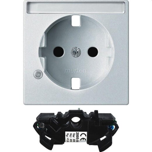 Merten Zentralplatte MEG2335-0419 polarweiss System M
