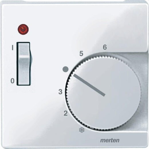 Merten Zentralplatte 534825 aktivweiss glaenzend System M