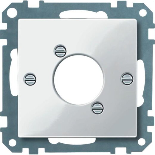 Merten Zentralplatte 468019 polarweiss glaenzend System M