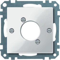 Merten Zentralplatte 468019 polarweiss glaenzend System M