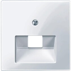 Merten Zentralplatte 296225 aktivweiss glaenzend System M