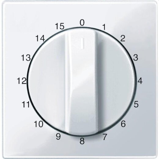 Merten Zentralplatte 567425 aktivweiss glaenzend System M