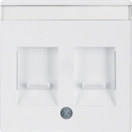 Berker Zentralstück M311816089 polarweiss samt