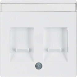 Berker Zentralstück M311816089 polarweiss samt