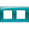 Bticino Rahmen LNA4802M2VD grün 2x2-modulig