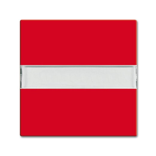 Busch-Jaeger Wippe 2510 NLI-917 Beschriftungsfeld rot