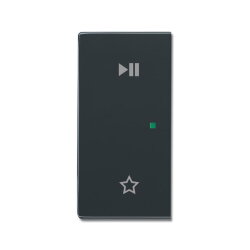 Busch-Jaeger Wippe 6237-21-81 2fach links Play/Pause