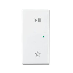 Busch-Jaeger Wippe 6237-21-84 2fach links Play/Pause