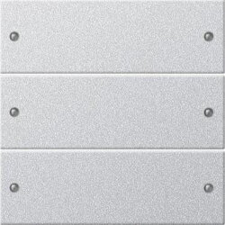 Gira Set 218326 3fach System 55 Farbe Alu