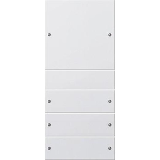 Gira Set 218427 4fach System 55 reinweiss matt