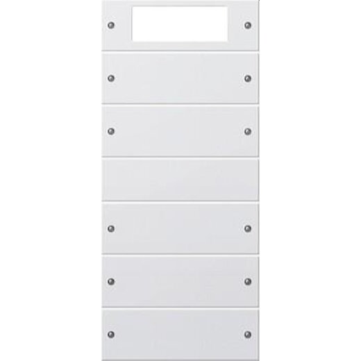 Gira Set 219527 5fach Plus System 55 rw matt