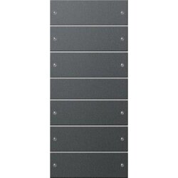 Gira Set 218628 6fach System 55 anthrazit