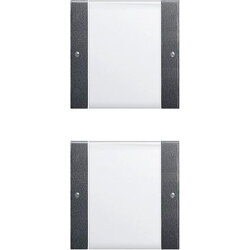 Gira Set 213228 2fach BSF System 55 Klar/ant