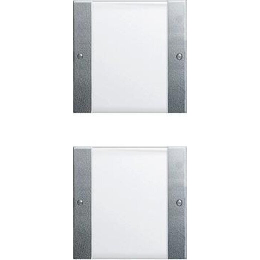 Gira Set 0213226 2fach1+1 m. B-Feld Alu