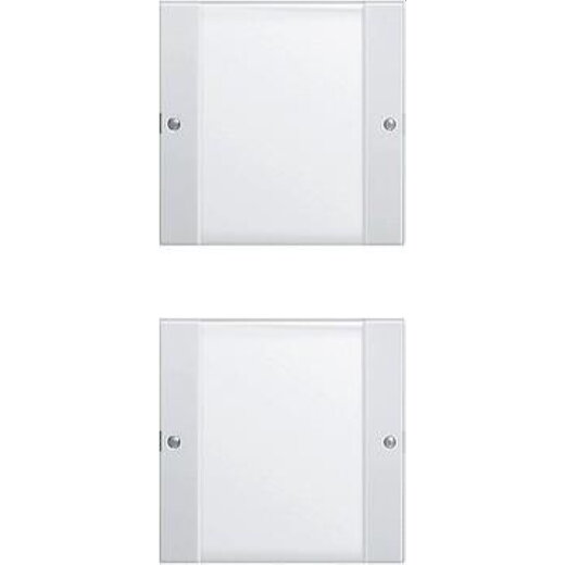 Gira Set 0213203 2fach1+1 m. Beschriftungsfeld rw