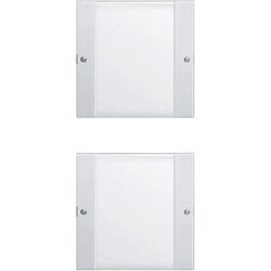 Gira Set 0213203 2fach1+1 m. Beschriftungsfeld rw