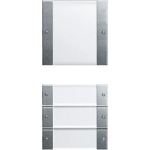 Gira Set 0213426 4fach BSF System 55 Klar/F. Alu