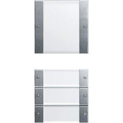 Gira Set 0213426 4fach BSF System 55 Klar/F. Alu