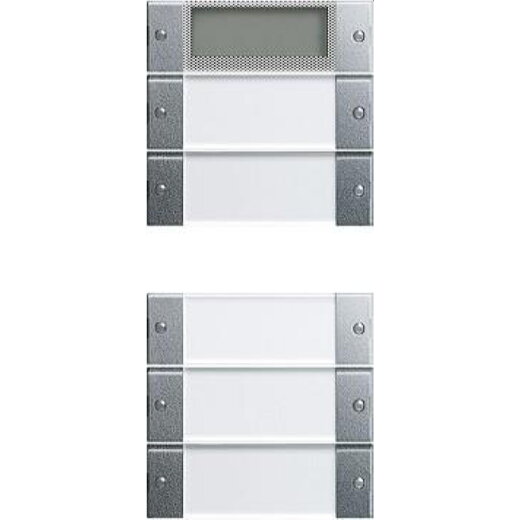 Gira Set 214526 5fach Plus BSF System 55 Klar/Alu