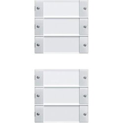 Gira Set 213603 6fach BSF System 55 Klar/rw