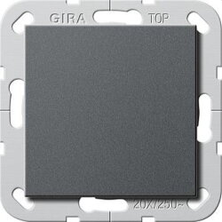 Gira Wippschalter 283628 Aus 20 A System 55 anthrazit