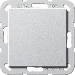 Gira Wippschalter 283626 Aus 20 A System 55 Farbe Alu