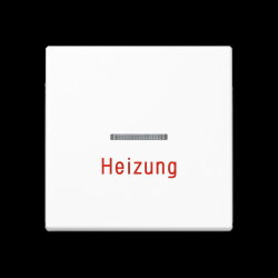Jung Wippe 1fach mit Lichtleiter, Heizung, Thermoplast,...