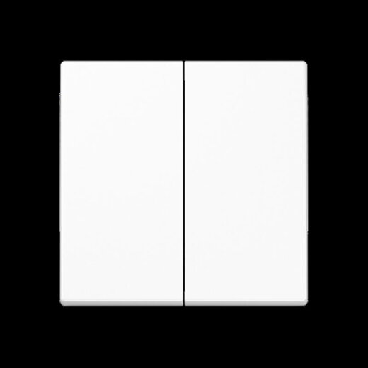 Jung Wippe 2fach, Thermoplast, Serie A, alpinweiß A595BFWW