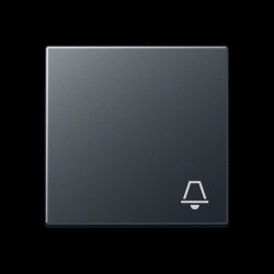 Jung Wippe 1fach, Symbol Klingel, Thermoplast lackiert,...