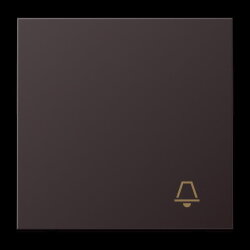 Jung Wippe 1fach, Symbol Klingel, Aluminium lackiert,...