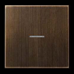 Jung Wippe 1fach mit Lichtleiter, Messing, Serie LS,...